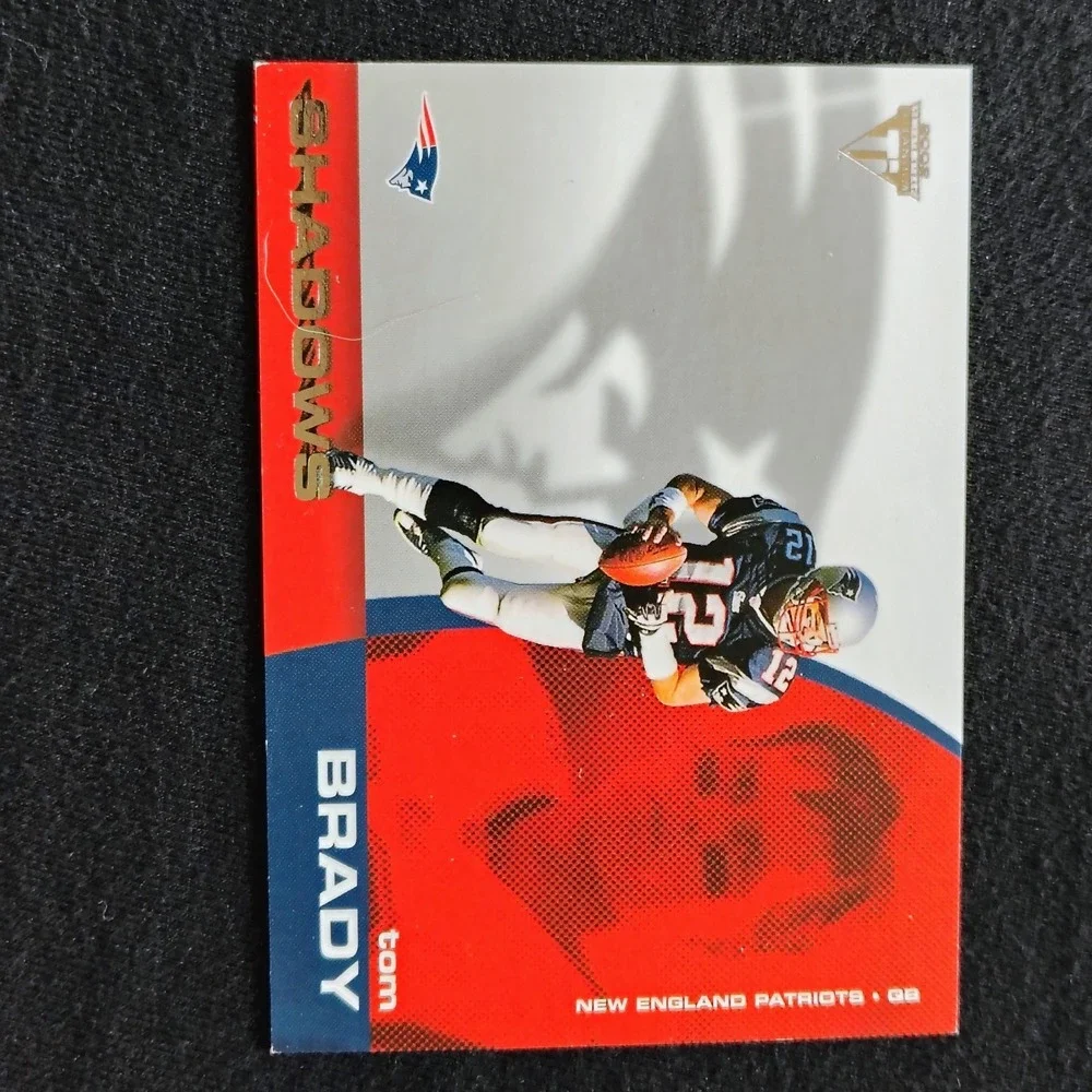 2002‎ Private Stock Titanium - Shadows Tom Brady #7 NFL Football Trading Card